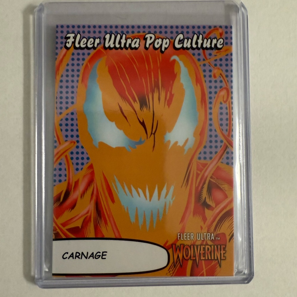 2022 MARVEL FLEER ULTRA WOLVERINE Pop Culture Carnage #PC-14